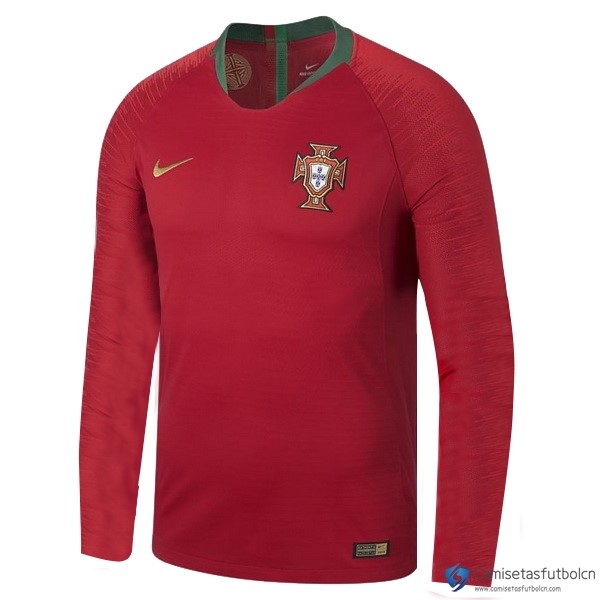 Camiseta Seleccion Portugal Primera equipo ML 2018 Rojo